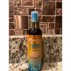 Mielle Organics Mango Thermal Protectant Spray Hair Scalp Heat Protection 4oz